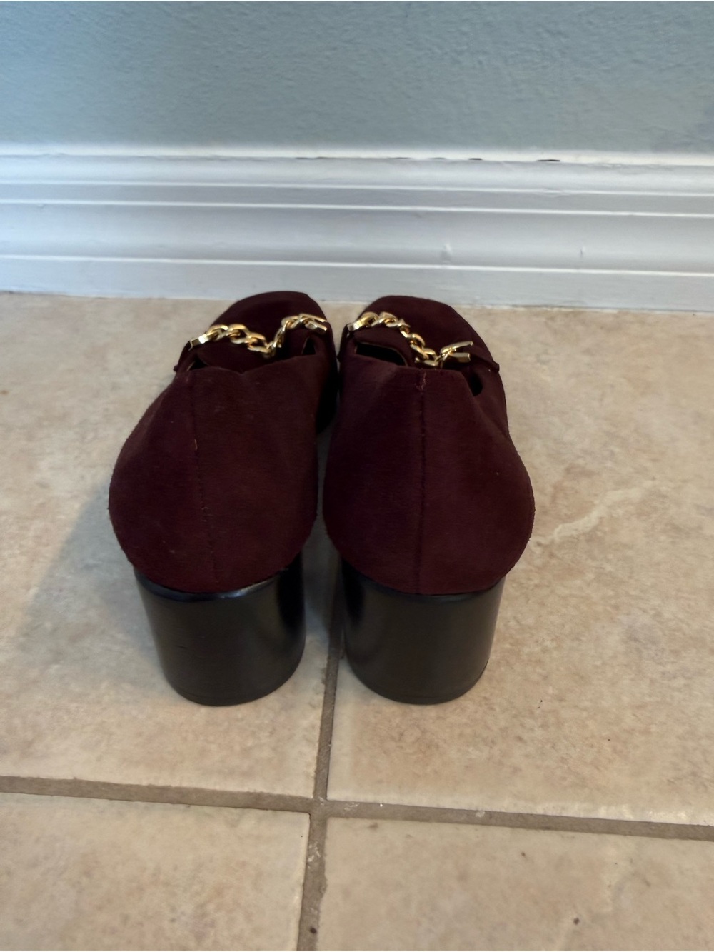 Bernardo Women's Footwear Avery Heeled Chain Loafers - Picture 10 of 12